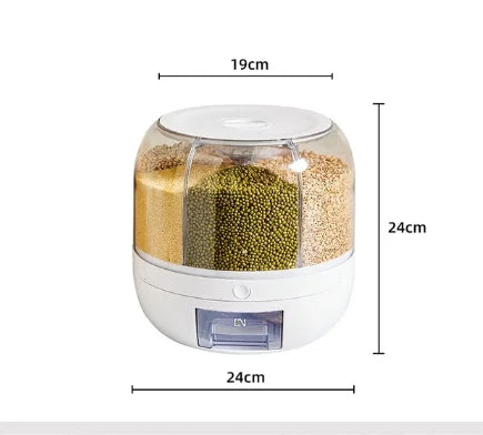 360° Rotating Food Dispenser | موزع طعام دوّار 360 درجة