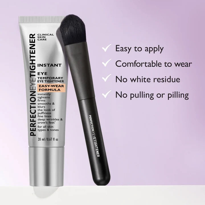 Instant Eye Tightener with Brush - Eye Bag Tightener, Dark Circles Remover, Reduce Fine Lines and Wrinkles