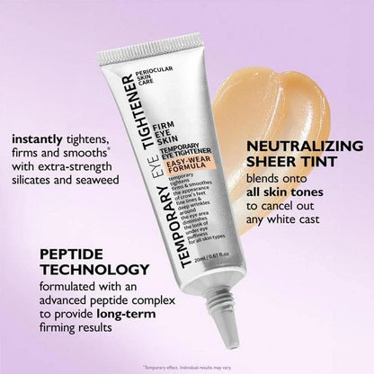 Instant Eye Tightener with Brush - Eye Bag Tightener, Dark Circles Remover, Reduce Fine Lines and Wrinkles